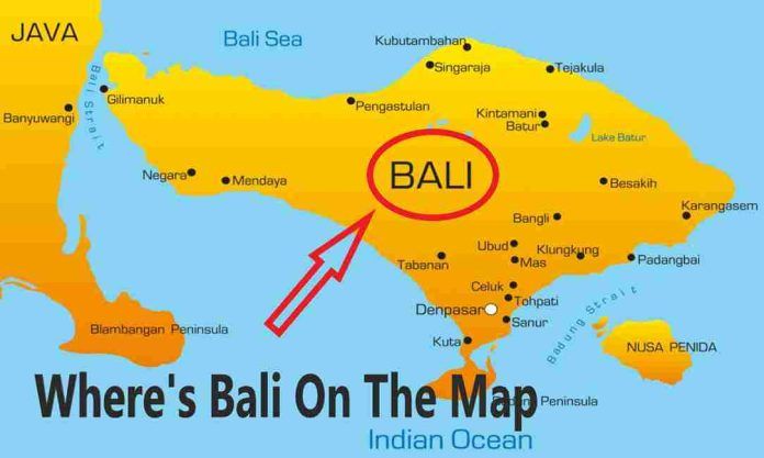 where's bali on the map
