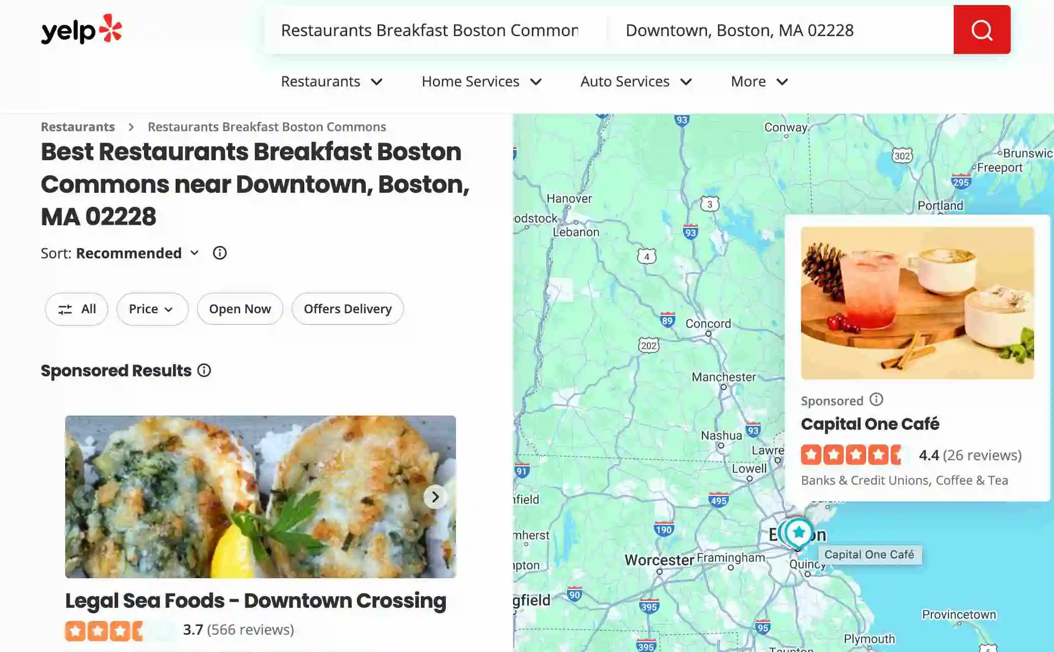 7 Best Cafe And Restaurants For Breakfast Near Boston Common