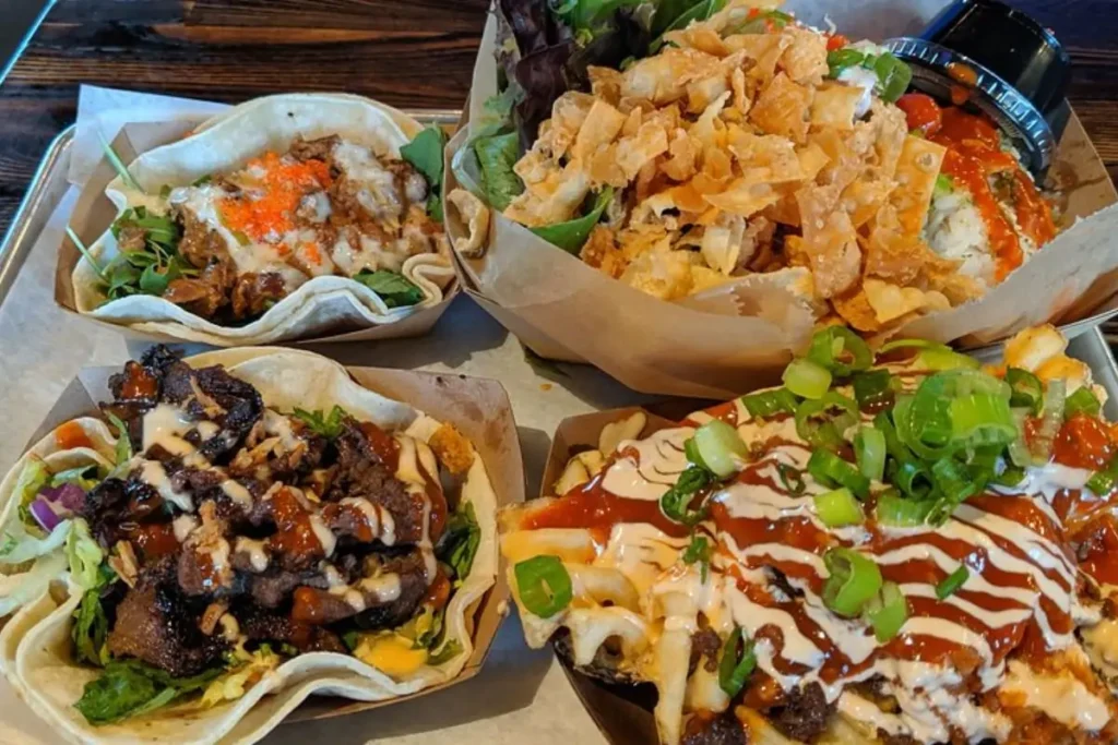 Beef Taco with Kimchi Aioli