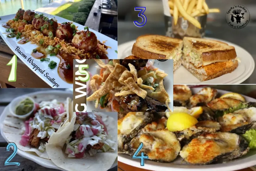 Sparky's-Landing-Menu