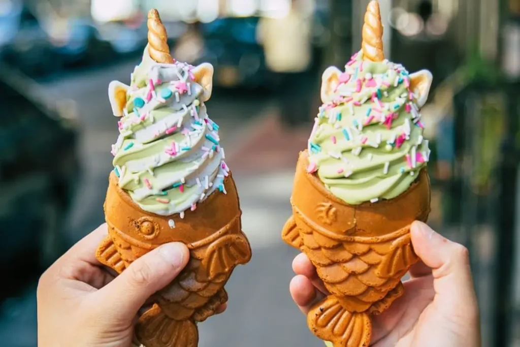 Taiyaki Soft Serve Cones