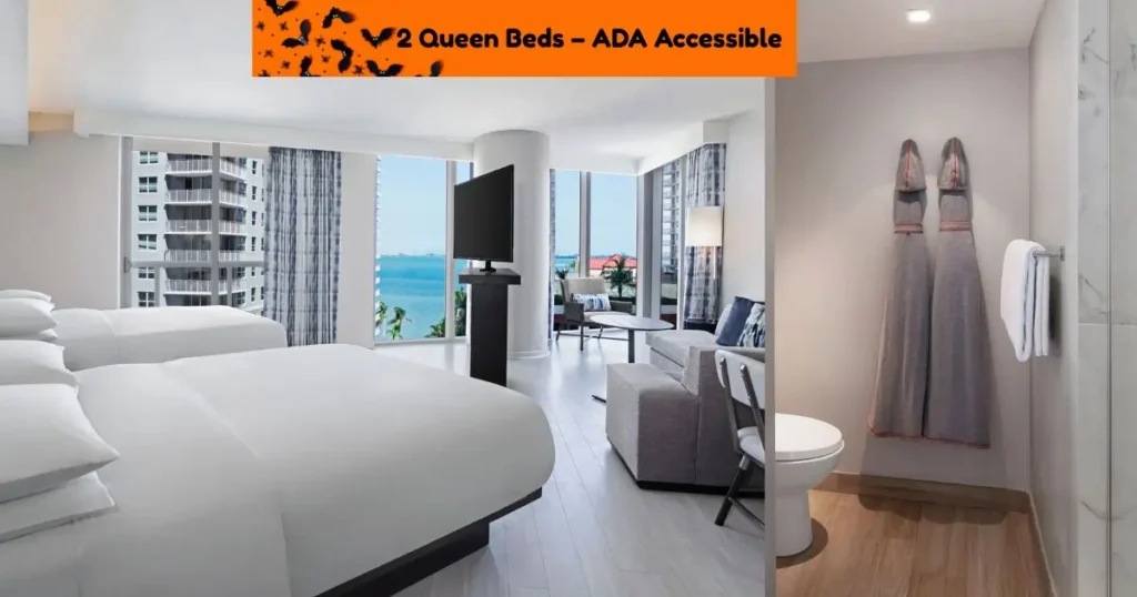 2 Queen Beds – ADA Accessible