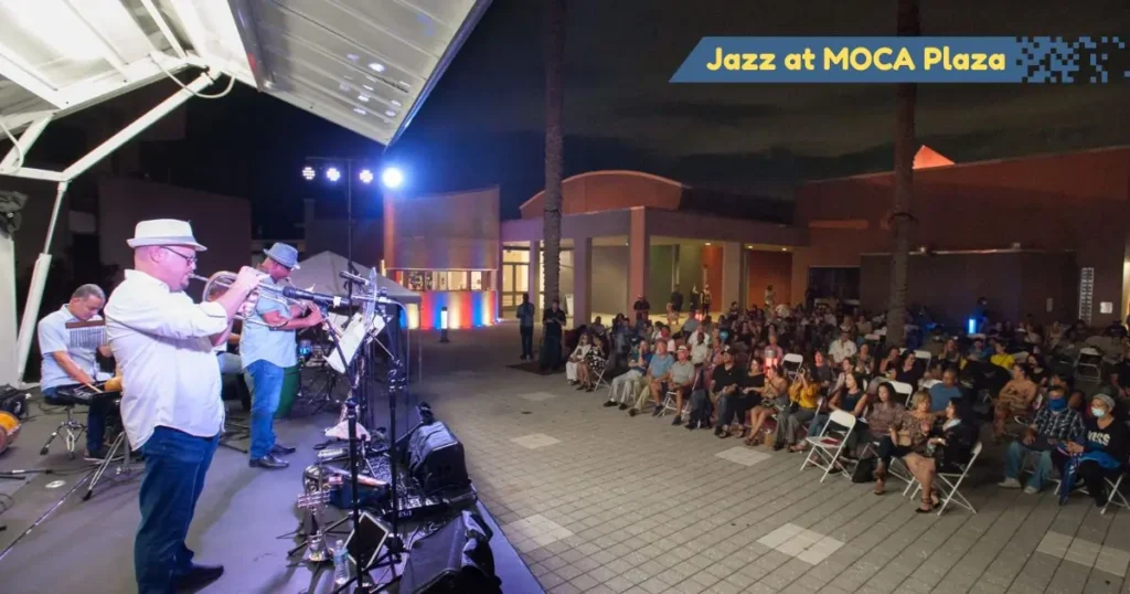 Catch Free Jazz at MOCA Plaza in maimi