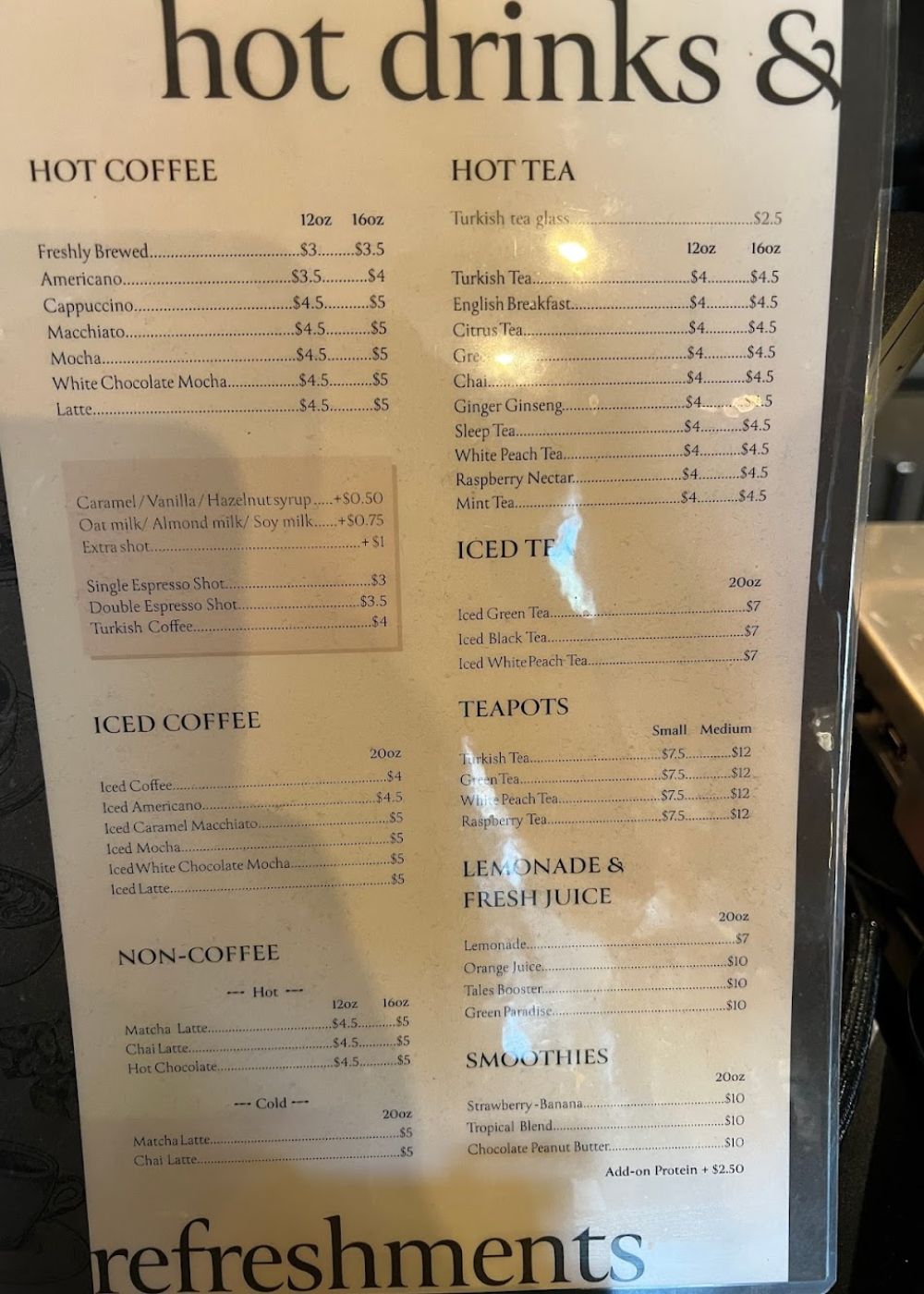A Thousand Tales Restaurant Bakery Cafe Menu 5