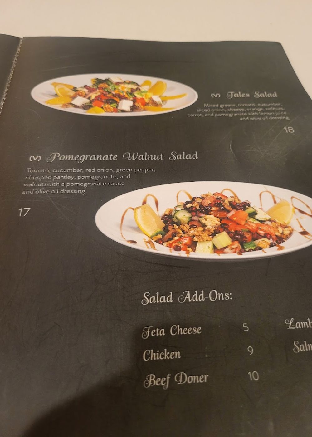 A Thousand Tales Restaurant Bakery Cafe Menu 7