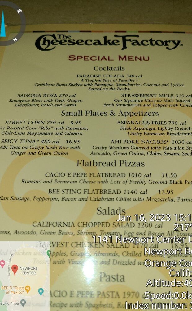 Special Menu