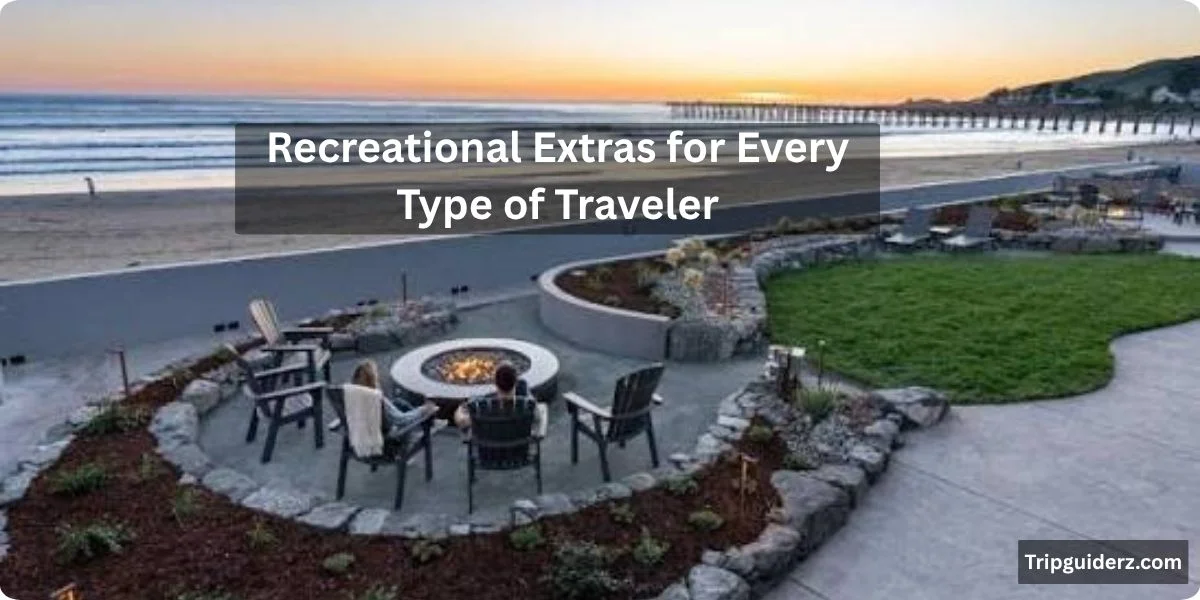 Beyond the pools and marina, the property includes a 24-hour fitness center, an arcade and gaming area, a library, and on-site laundry facilities.
