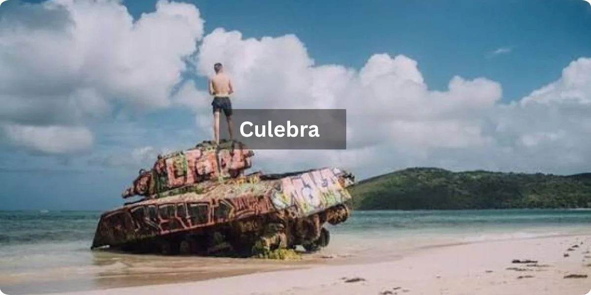 Scenic view of Culebra Island showcasing its beaches and lush landscapes, highlighting top travel experiences in Cuba.
