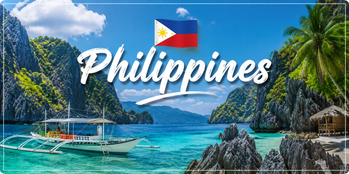 An inviting image of the Philippines, featuring stunning scenery and cultural elements, perfect for a travel guide.