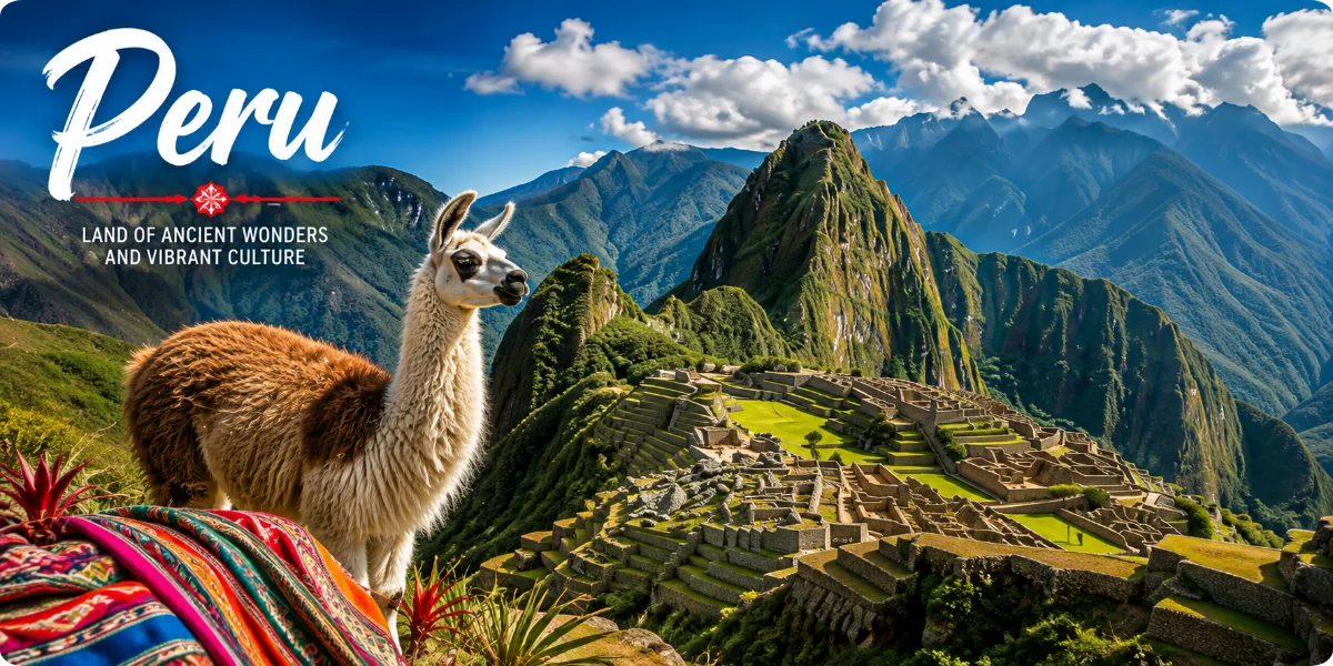 Scenic view of Peru showcasing its stunning landscapes and rich cultural heritage, highlighting its beauty and diversity.