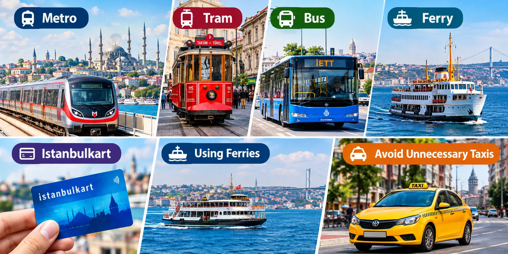 One of the most useful Istanbul travel tips is to learn the public transportation system before arriving.