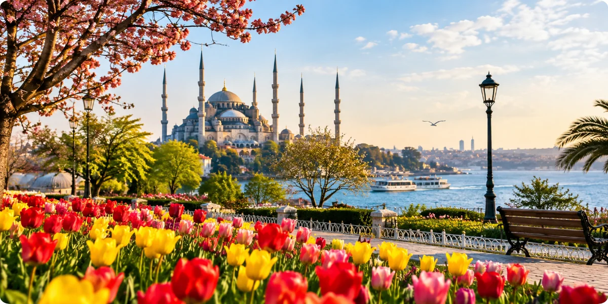 April is one of the most appealing months for Istanbul.