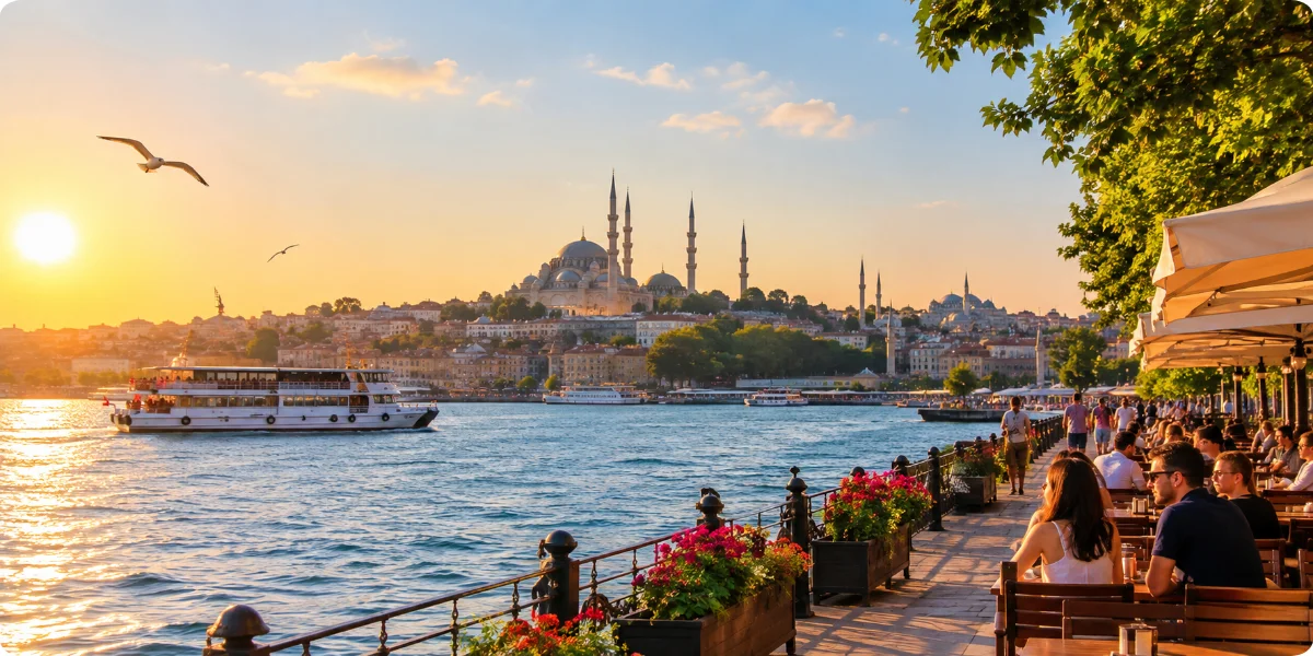 July is among Istanbul's warmest months.
