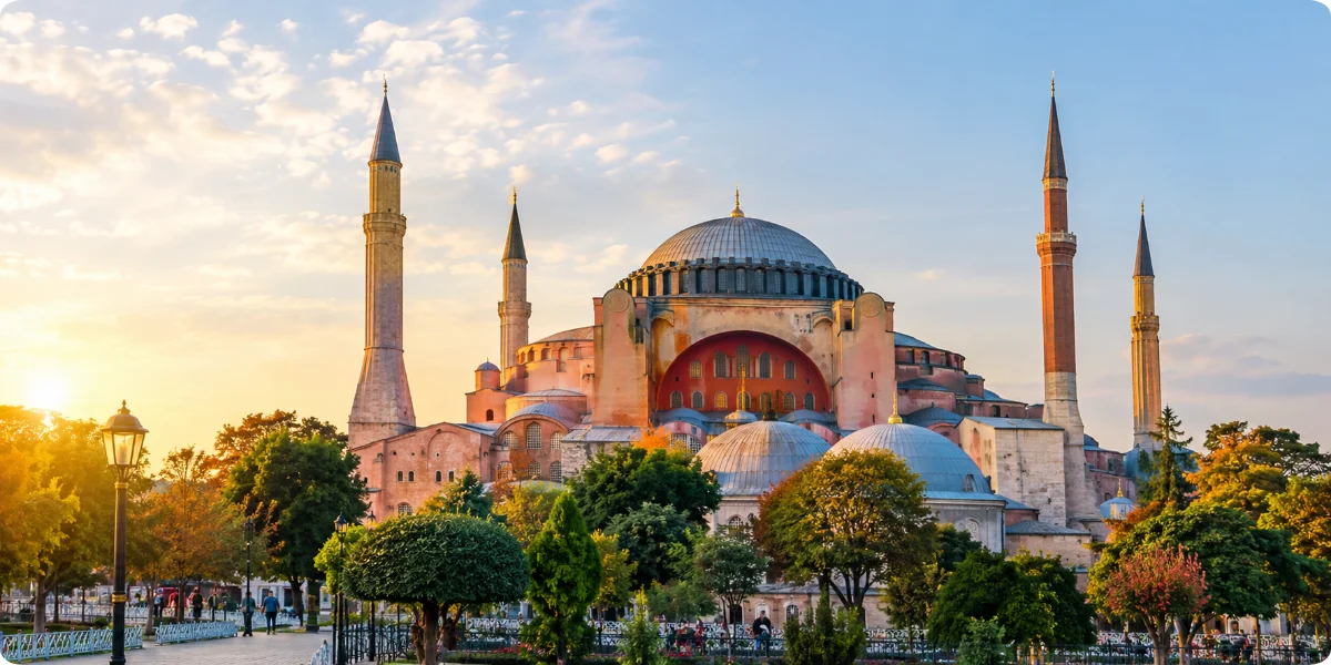 Spring and fall are excellent for combining Hagia Sophia with other historic sites in Sultanahmet.