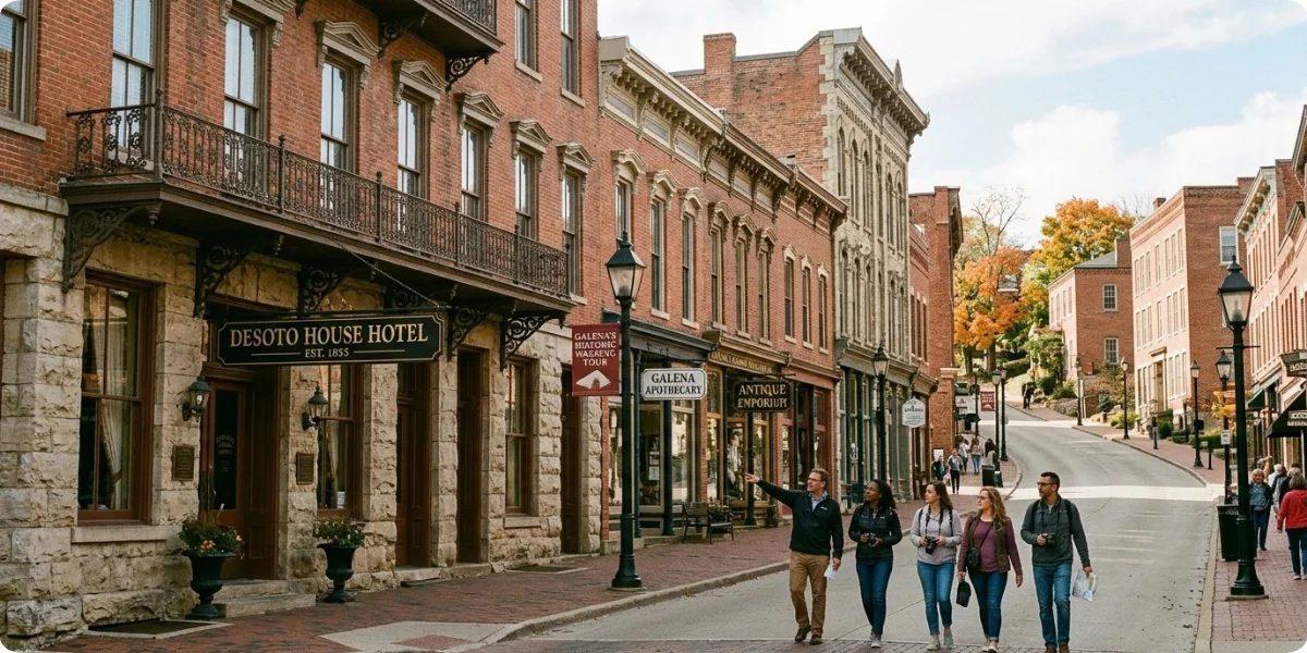 You do not necessarily need to enter a museum to experience Galena's history.