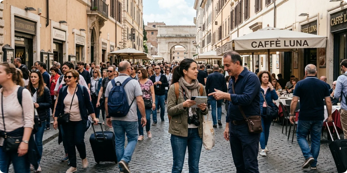 Tourist scams can take different forms, and travelers should be cautious when an unfamiliar person approaches with an unsolicited offer.