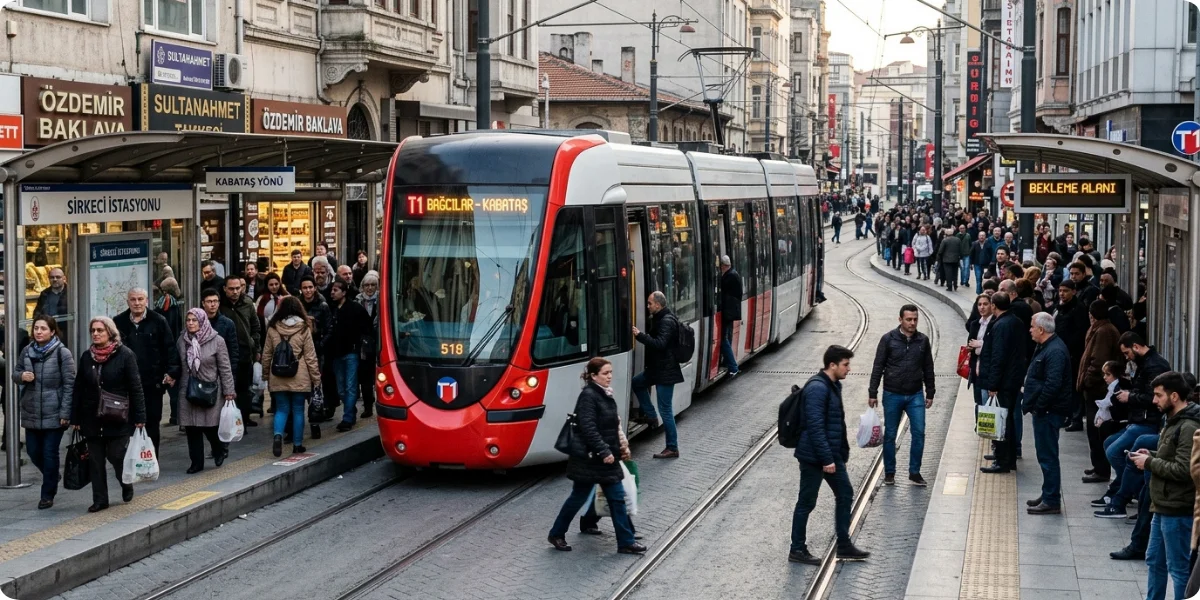 Public transportation is one of the most practical ways to explore Istanbul.
