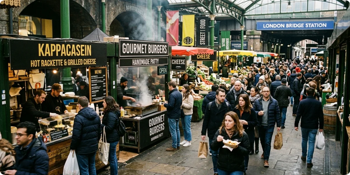 You do not have to limit yourself to traditional British food in London.