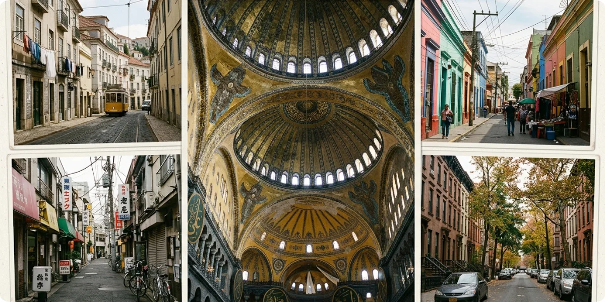Interior of Hagia Sophia in Istanbul