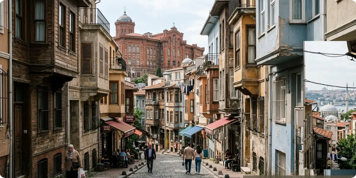 Fener sits right beside Balat and can be walked in the same outing.