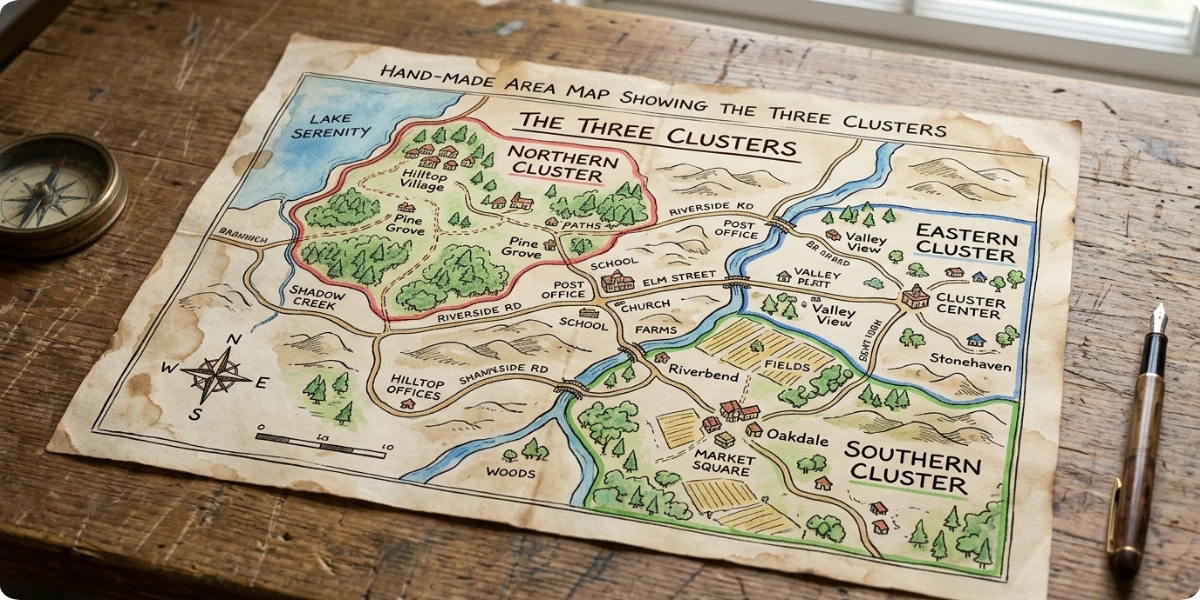 London Attractions Grouped by Area