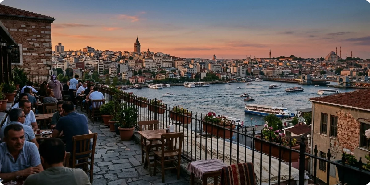 Golden Horn view from Süleymaniye hill