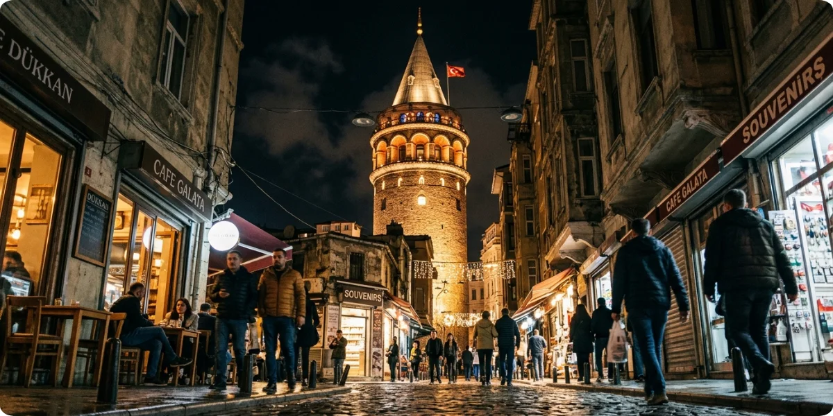 The streets around the tower are steep, cobbled, and photogenic, especially in the golden hour just before dusk. Wear comfortable shoes, because the slopes are tiring.