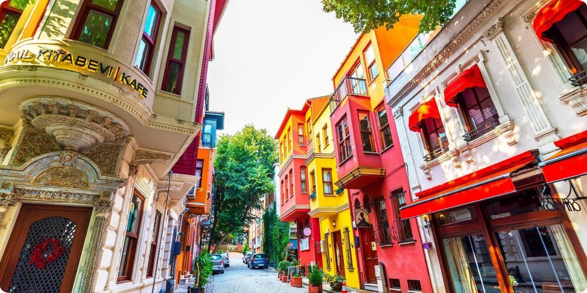 Quiet waterfront street in Kuzguncuk, Istanbul