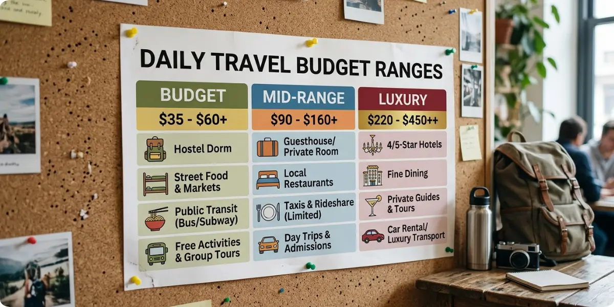 Estimated daily budget for a London trip