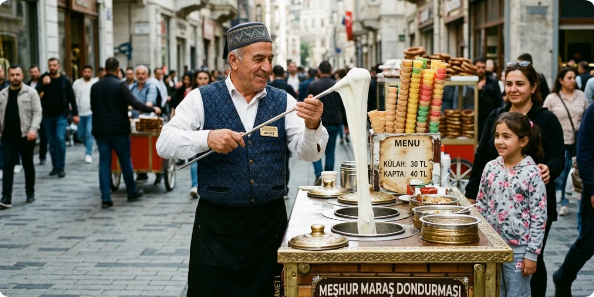 Turkish snacks for kids including simit and baklava