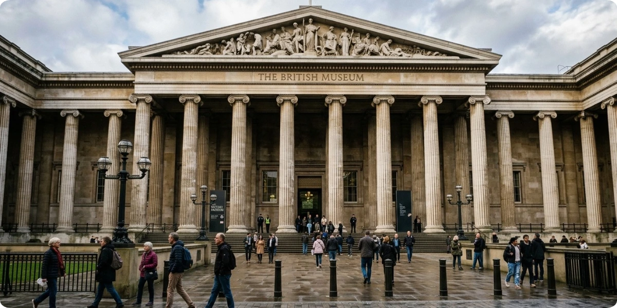 British Museum Great Court interior