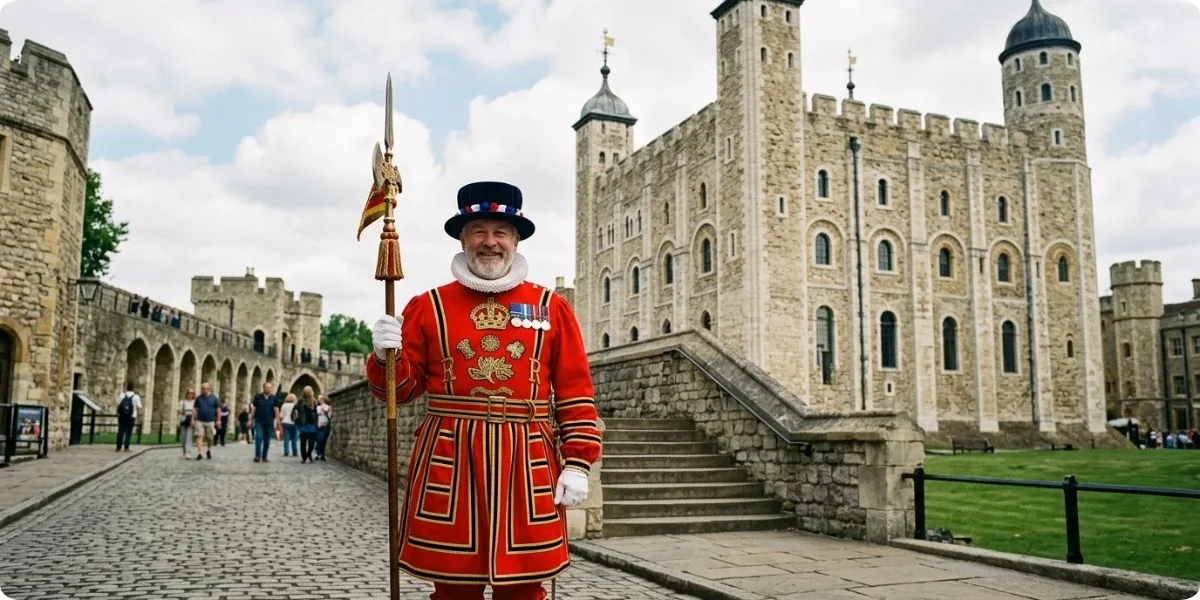 The White Tower at the Tower of London