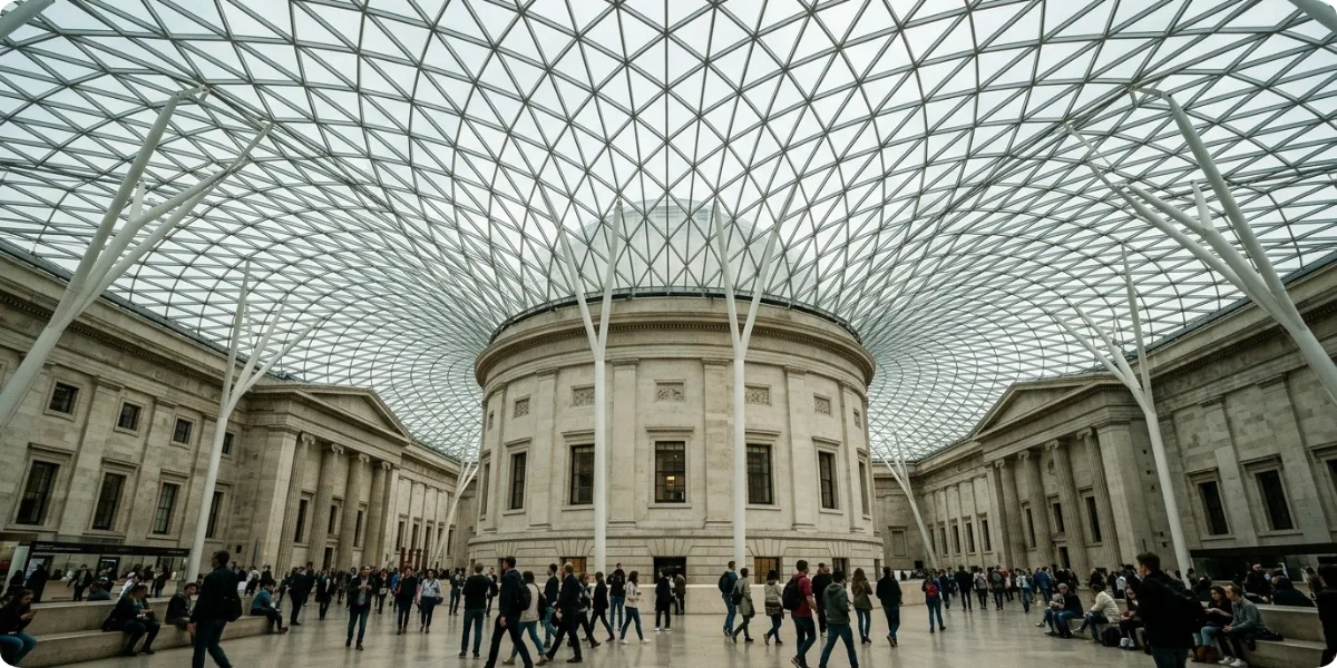The Great Court at the British Museum in London
