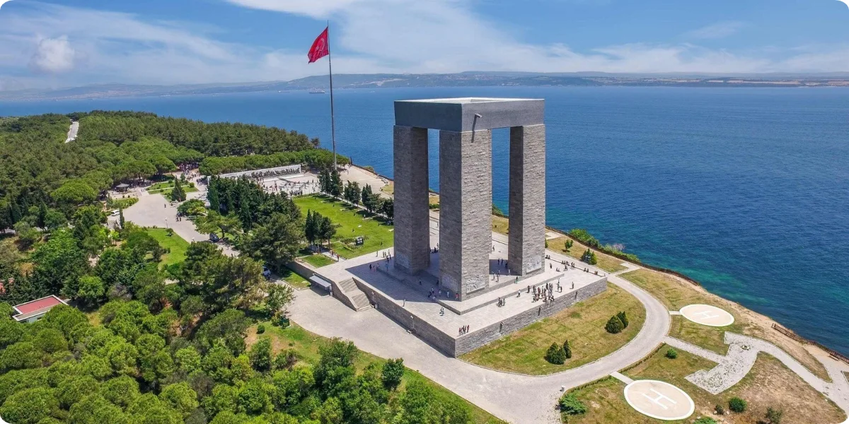 Gallipoli memorial in Çanakkale Turkey