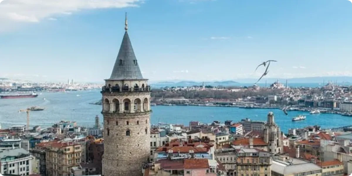 Galata Tower and panoramic views of Istanbul