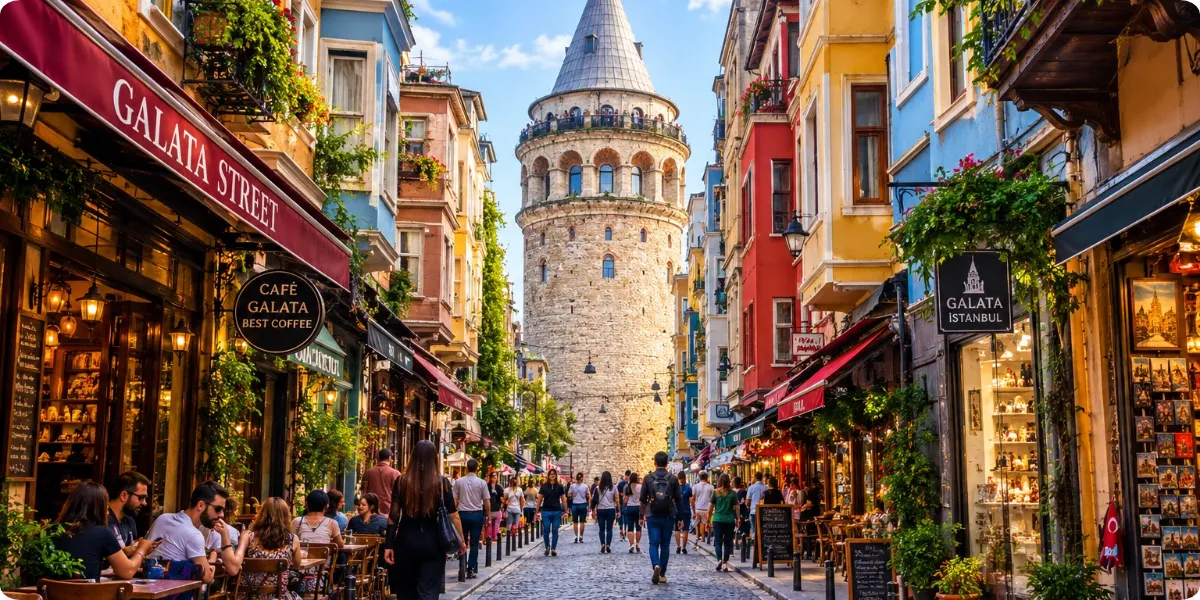 Beyoğlu is the Istanbul that locals go out in. Across the Golden Horn from the old city, the Galata area around the medieval Galata